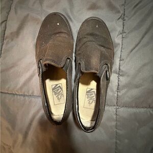 Vans women’s Black Slip-On Shoes